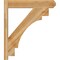 Ekena Millwork Merced Rough Sawn Craftsman Outlooker, Western Red Cedar, 6"W x 28"D x 32"H OUT06X28X32MRC04RWR - alternate 4